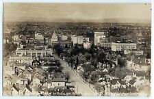 Panoramic view Portland from Council Crest, Oregon, photo postcard RPPC c. 1915  picture