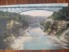 Rochester NY New York Genesee Lower Falls Bridge Vintage Postcard vtg picture