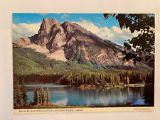 Mount Burgess & Emerald Lake, British Columbia, Canada Postcard Unposted picture