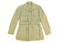 US Air Force Khaki Tunic 40 R Tropical Tan Cotton Summer Service Officer Jacket picture