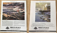 2 Don Stone at Tree's Place gallery exhibition ad 1997/1998 vintage art prints picture