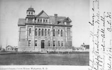 RPPC Richland County Courthouse Wahpeton North Dakota Real Photo Postcard picture