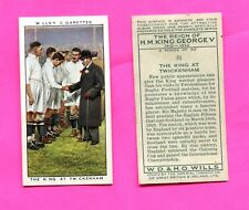 1935 W.O. & H.O WILLS CIGARETTES THE REIGN OF KING GEORGE #31 TWICKENHAM RUGBY picture
