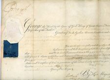 King George III (3rd) ~ Signed Autographed 1792 Military Document ~ JSA LOA picture