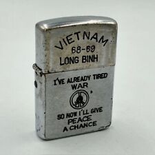 1968 Vietnam Zippo Peace War vintage 68 - 69 LONG BINH Used From Japan US ARMY picture