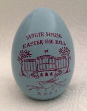 2001 WHITE HOUSE EASTER BLUE EGG SIGNED PRESIDENT BUSH REPUBLICAN GOP EXC Rare picture