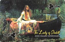 Famous Painting The Lady of Shalott  John William Waterhouse Single Playing Card picture