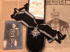 PRUSSIAN WWI GERMAN 938 GODET POUR LE MERITE Blue Max GENERAL Oskar von Xylander picture