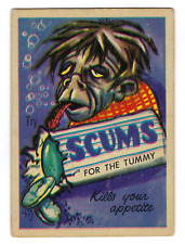1960 Leaf Foney Ads MR. FONEY'S FUNNIES Card #35 SCUMS FOR THE TUMMY poor picture