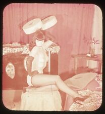 RARE NUDE BETTIE PAGE VINTAGE 1950s 35mm COLOR SLIDE picture