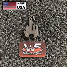 Middle Finger Bottle Opener - Key Chain - THICK Steel picture
