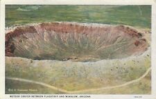 Postcard AZ Meteor Crater Between Flagstaff and Winslow, Arizona picture