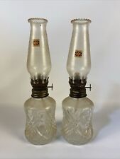 VINTAGE 1985 LAMPLIGHT FARMS OIL LAMP BASE MODEL NR 4044 Glass Made In Austria picture