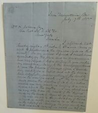 1855 Iron Mountain, Missouri -Handwritten Letter, 4pp re Railroad, Mining picture