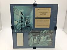 Vintage San Callisto Catacombs Framed Display with Photos and Ticket Collectible picture