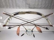 Native American Wall Art Hanging Faux Bow & Arrow Dream Catcher Decoration 29.5
