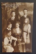 RPPC Family Swiss Royalty Queen Victoria Crown Prince Gustaf Adolf unposted 1922 picture