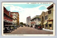 Clearwater FL-Florida, South on Fort Harrison Avenue, Antique Vintage Postcard picture
