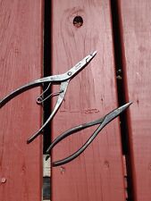 2 Vintage Snap On Pliers, 1 Filed For Chain Saw Work, Great Working Order picture