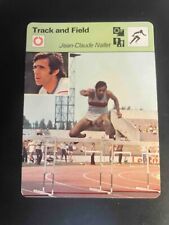 1977-79 Sportscaster Card, #60.22 Track, Jean-Claude Nallet picture