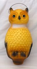 vintage Union Products HALLOWEEN OWL Blow Mold Leominster MA RARE VARIATION picture