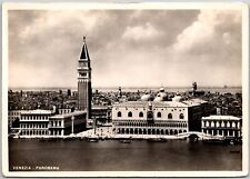 1910's Venezia - Panorama Italy Church Castle Real Photo RPPC Posted Postcard picture