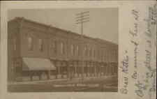 Reading Michigan MI Main St Street Scene Jewelry Store c1910 Real Photo Postcard picture