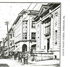 Postcard: Steelton, Pa. North Front Street Black & White Card Street Scene  picture
