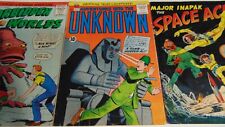 ACG Adventures Into The Unknown #126 + FORBIDDEN WORLD #121 +SPACE ACE #1 LOT -3 picture