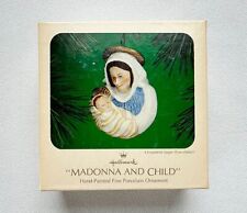 1983 Madonna & Child ~ Hand-painted , Fine Porcelain Hallmark Ornament picture