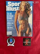 REBECCA ROMIJN SIGNED 1999 SPORTS ILLUSTRATED SWIMSUIT ISSUE MAGAZINE BECKETT picture