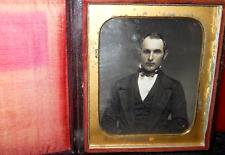 1/6th size Christofle Daguerreotype of young man in full case picture