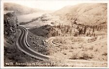 RPPC - Rowena Loops, Columbia River Highway, Oregon - c1920s Photo Postcard picture