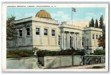 1923 Adriance Memorial Library Exterior Poughkeepsie Pennsylvania PA Postcard picture