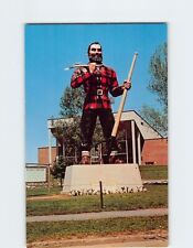 Postcard Statue of the legendary Paul Bunyan at Bangor Maine USA picture