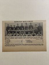 Hamilton High School MT Montana 1929 Football Team Picture picture