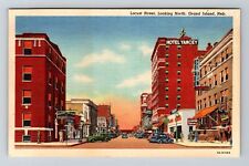 Grand Island NE-Nebraska, Locust Street, Hospital, Hotel Yancy Vintage Postcard picture