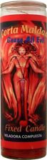 Mystical Fixed 7 Day Glass Candle Cease All Evil - Red picture