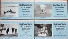 Tacoma, WA 1947 Advertising Blotters SET OF FOUR - Lloyd Suiter Tire Co. picture
