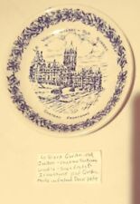 Vintage Le Vieux Quebec wood&sons English Iron Stone made in England plate picture