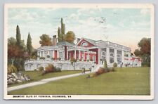 Postcard Country Club Of Virginia Richmond Va 1923 picture
