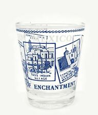 Vintage New Mexico Souvenir Shot Glass Collectors Whiskey Bar Barware picture