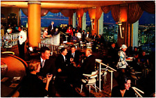 Fairmont Hotel Crown Room Cocktail Lounge San Francisco CA 1966 Chrome Postcard picture