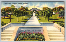 Omaha Nebraska City Empire Walnut Hill Agricultural c1940s Vintage Postcard picture