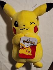 Pokemon Small Plush - Pikachu -  winking - 8 inch - NEW with tags picture
