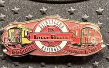 DISNEYLAND RAILROAD CAROLWOOD LILLY BELLE REDICATION PIN LE 750 MINT TRAIN picture