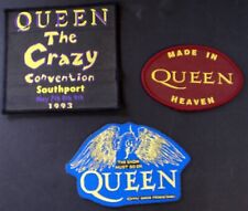 Queen Freddie Mercury Patches x 3 Vintage Official Circa Early 90s picture