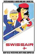 11x17 POSTER - 1955 Swissair picture