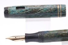 Vintage (c1929) Carter's Inx Green & White Striated Fountain Pen (Restoration) picture