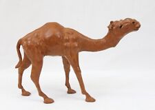 Vintage Leather Wrapped Dromedary Camel Figurine 15” x 10